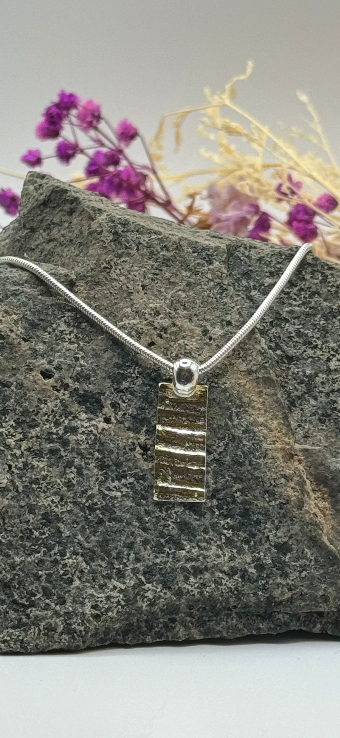 Gold Mushroom Gills Pendant