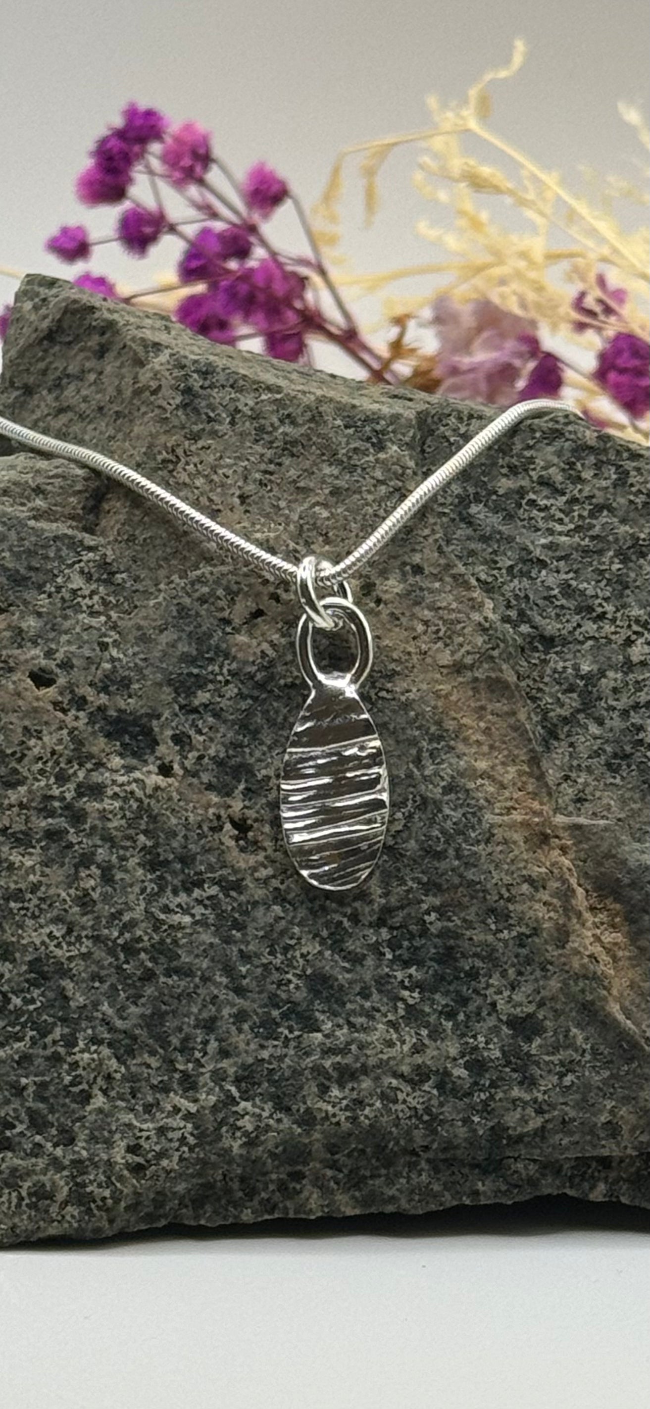 Oval Mushroom Pendant