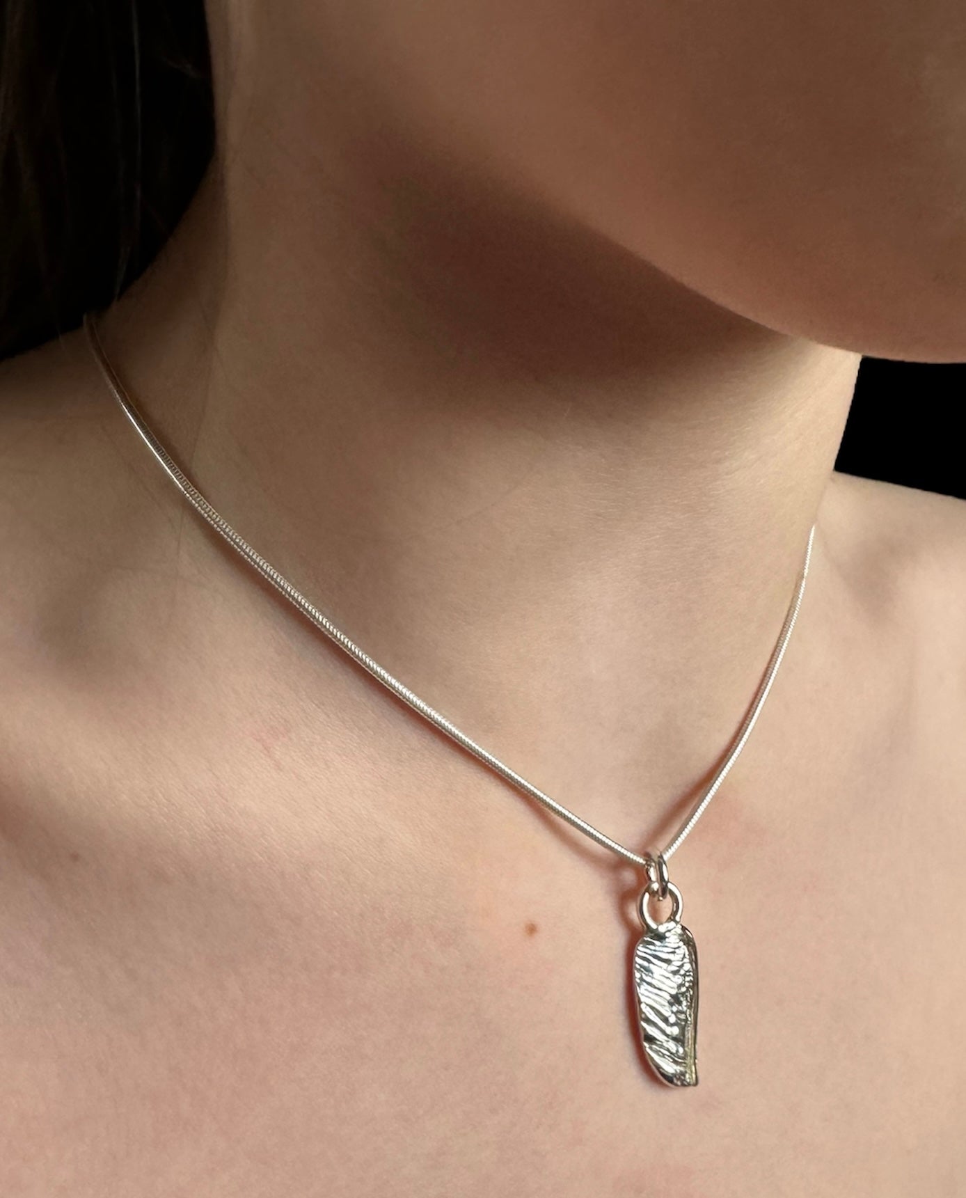 Golden Mushroom Pendant