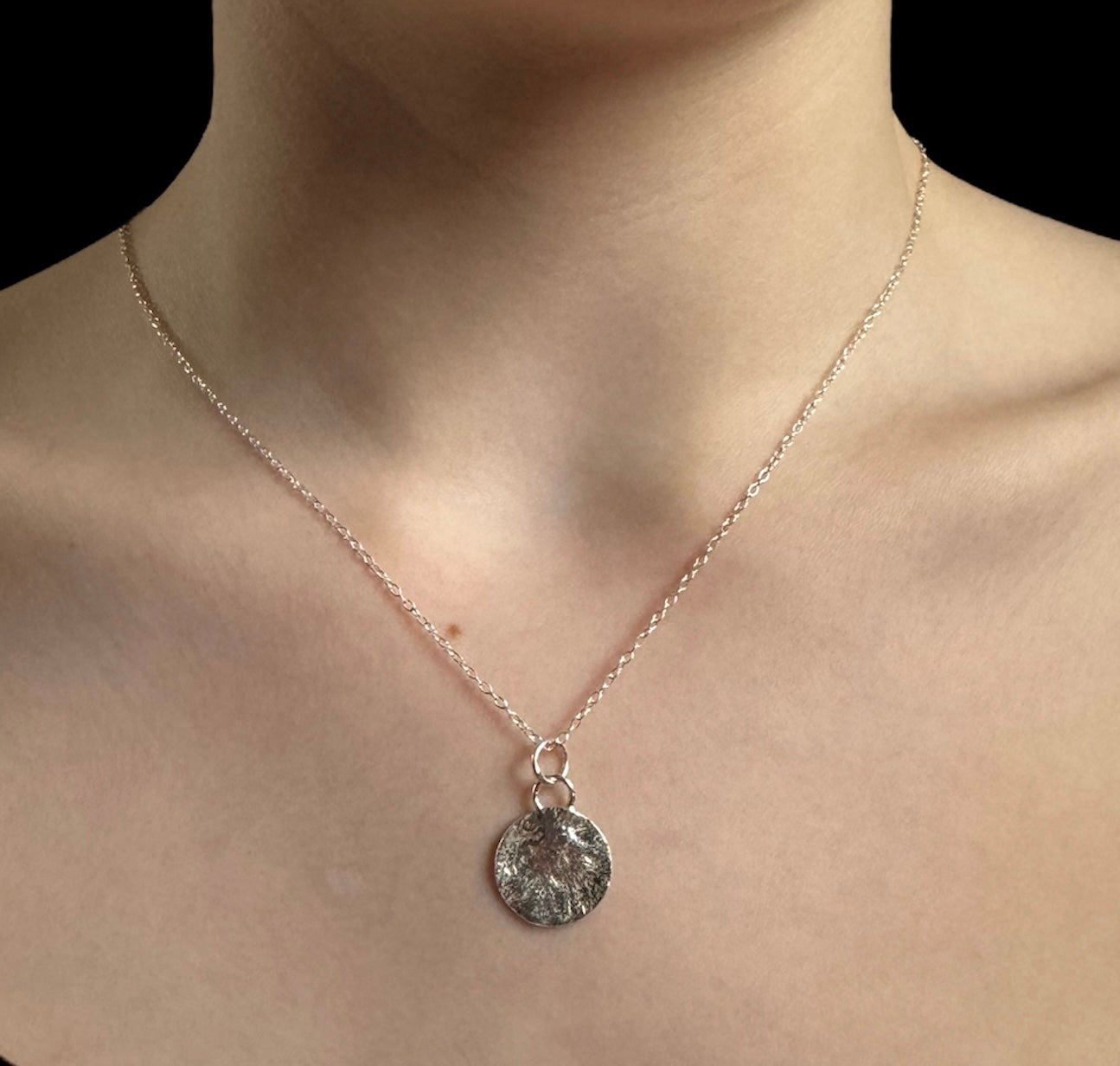 Simple Rock Textured Pendant