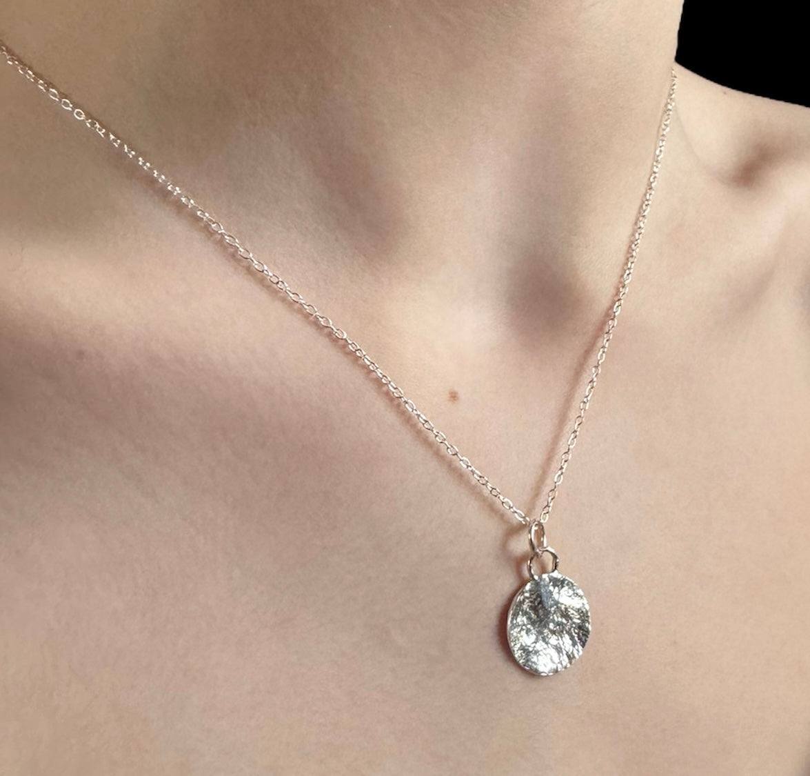 Simple Rock Textured Pendant