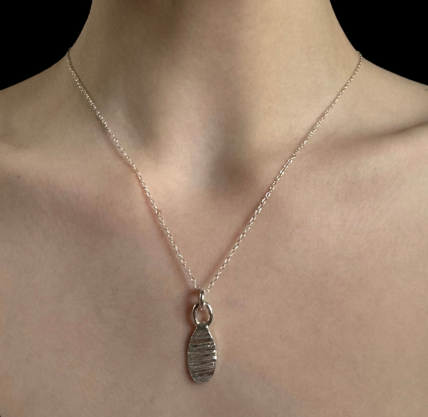 Oval Mushroom Pendant