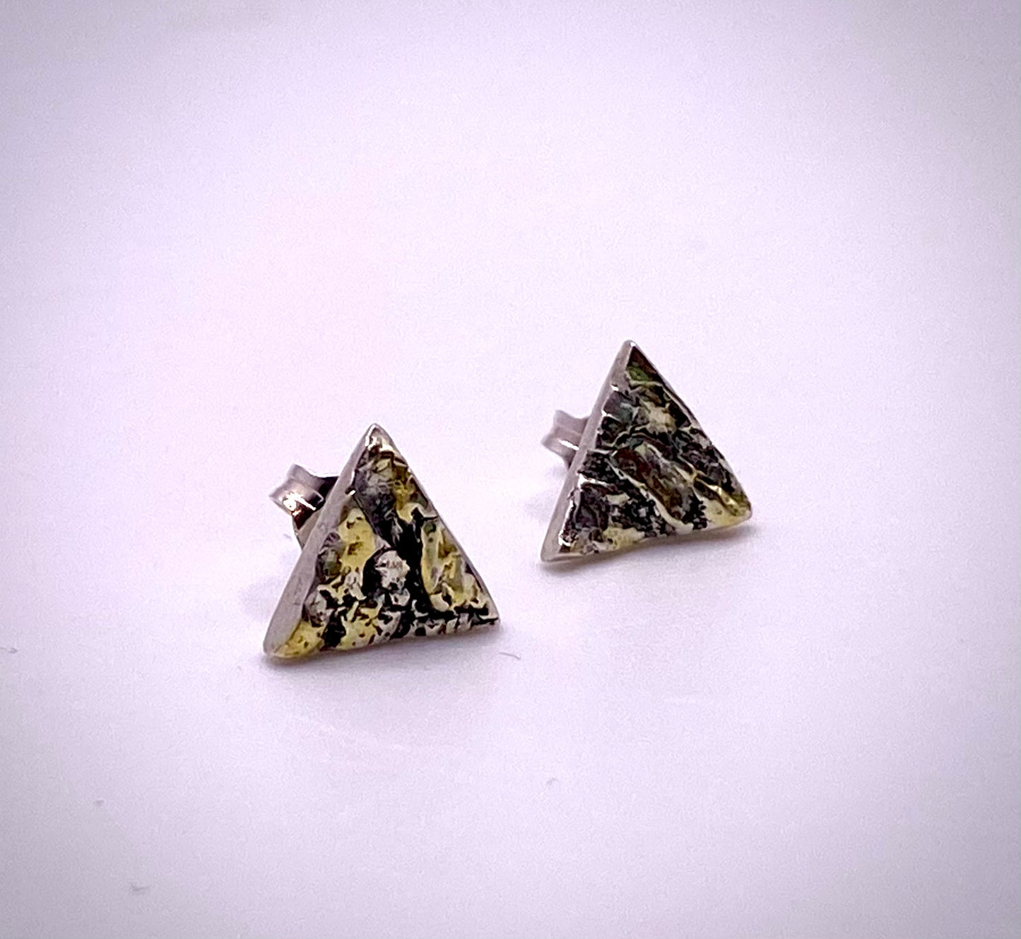 Gold Lichen Studs