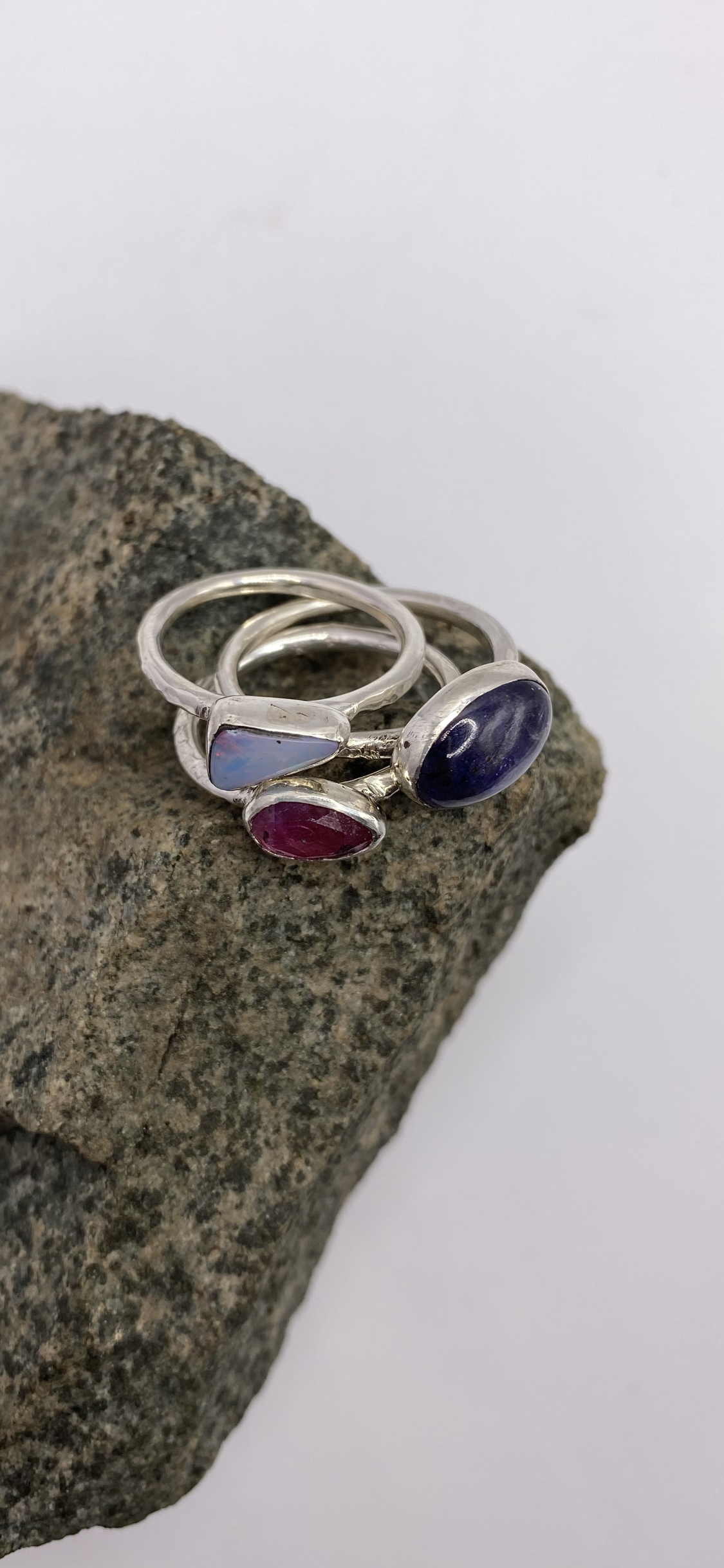 Tanzanite Silver Ring