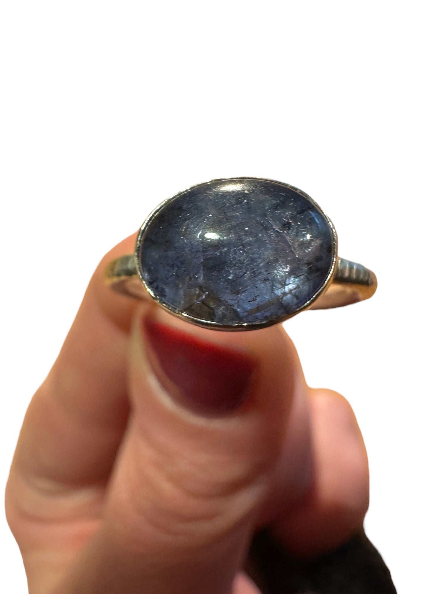 Tanzanite Silver Ring